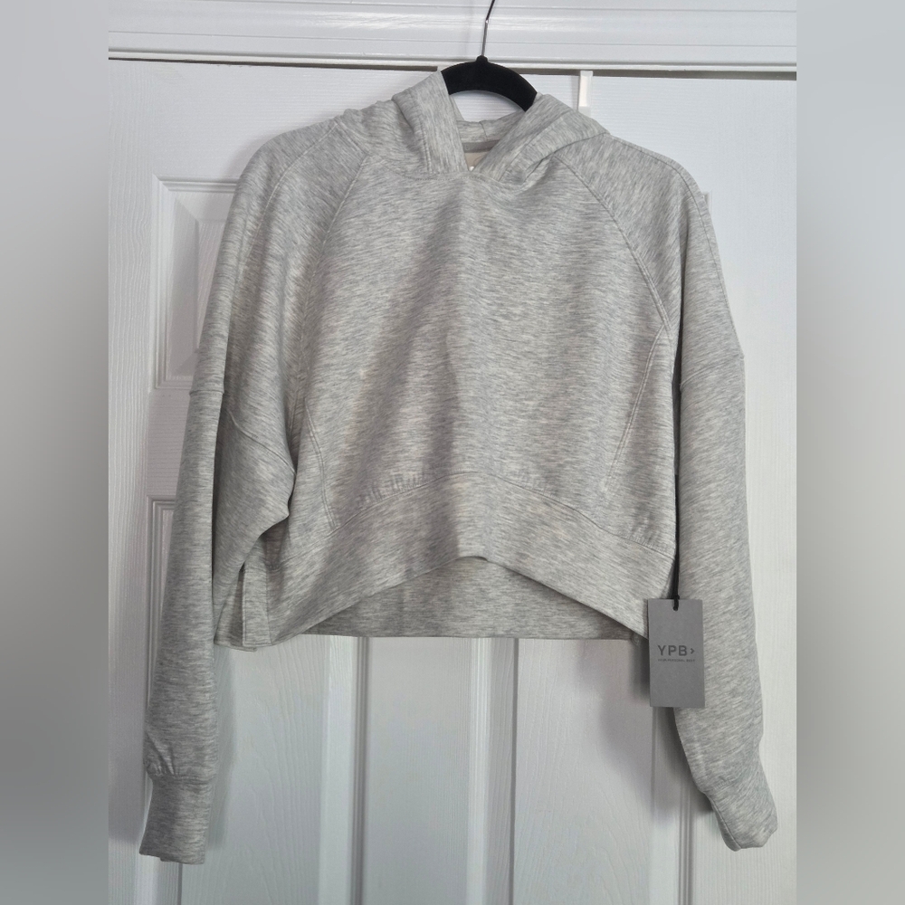 NWT YPB Cropped Hoodie Sweatshirt Size Medium